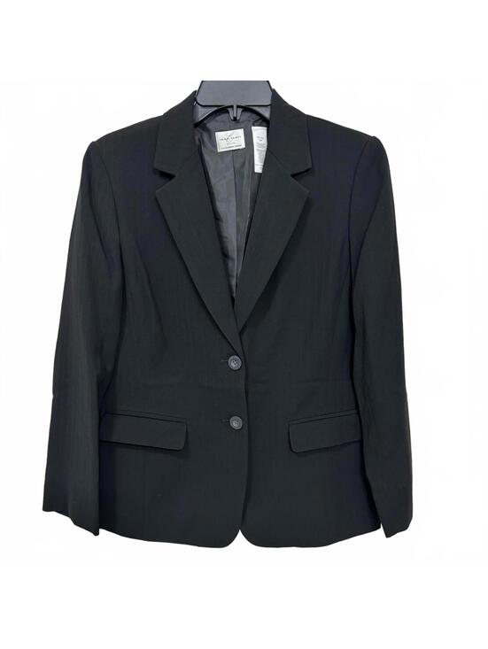 Emma James Jackets & Blazers - Vintage 90s Black Pinstripe Blazer Petite 10 Office Siren Tailored Jacket